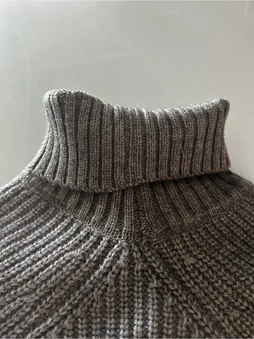 NWT Fitwarm Grey Turtleneck Cable Knit Pet Dog Sweater - Size Medium